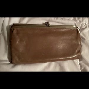HOBO Beige Lauren Wallet